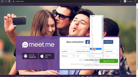 sign up meetme dating site
